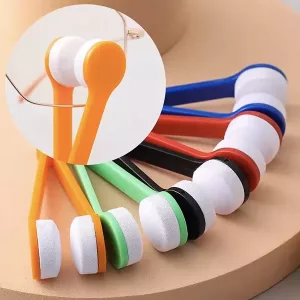 Eyeglass Cleaning Kit Sunglasses Microfiber Brush Cleaner