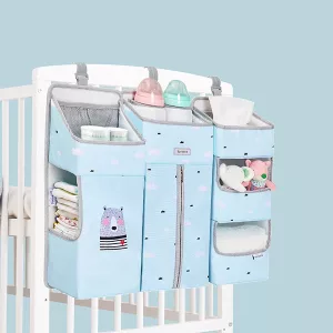 Hanging Diaper Caddy, Crib Nursery Organizer