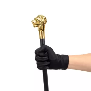 Lion Head Cane Decorative Walking Stick