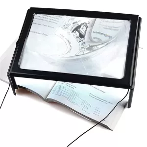 3X Page Magnifier for Reading with LED Light