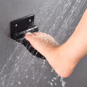 Shower Foot Rest Footstool Non-Slip Foot Pedal