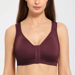 Wireless Bra Posture Corrector - Burgundy