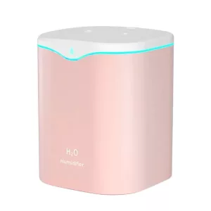 Double Nozzle Cool Mist Air Humidifier - Pink