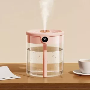 Air Humidifier Night Light Essential Oil Aroma Diffuser - Pink