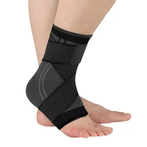 Compression Non-Slip Ankle Brace - Black