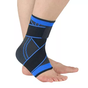 Compression Non-Slip Ankle Brace - Blue