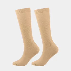 Diabetic Compression Socks - Beige