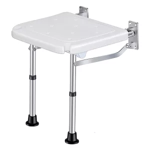 Wall-Mounted Shower Chair Seat Bench