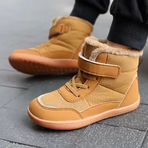 Kids Winter Barefoot Boots Wide-Foot Shoes