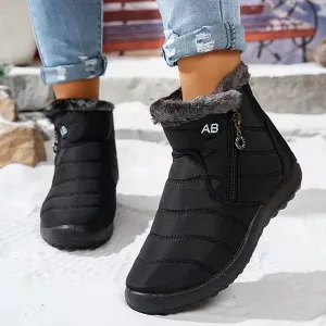 Soft Plush Winter Ankle Boots Snow Shoes for Women