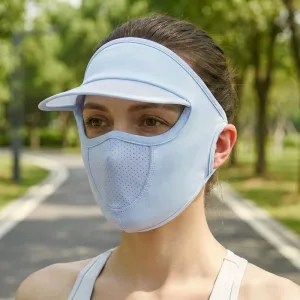 UV Protection Breathable Face Mask with Visor