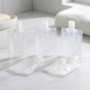 5pcs Refillable Travel Pouch Set
