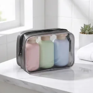 3pcs Bottle Dispenser Set Travel Bag
