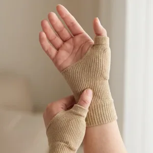1 Pair Silicone Wrist Support Brace Compression Arthritis Gloves