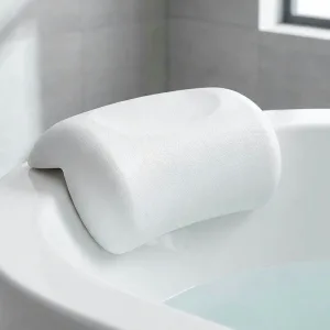 soft bath pillow, bath headrest, bath back rest, bath pillow for tub, bath tub pillow