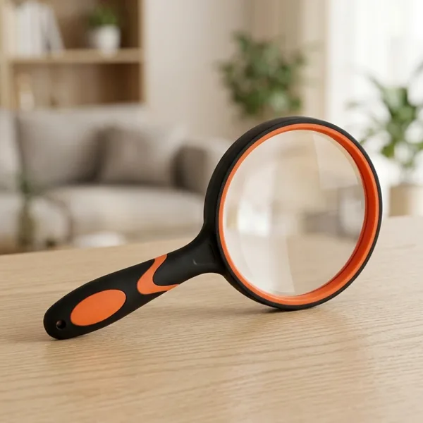 handheld magnifying glass