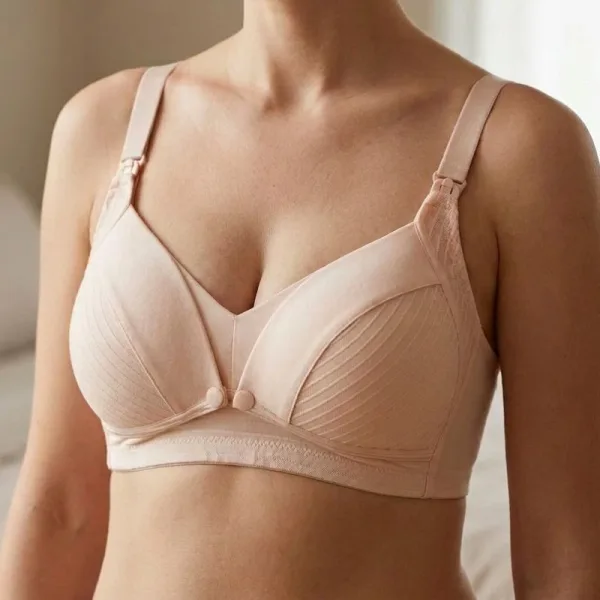 nursing bra, breastfeeding bra, cotton nursing bra, supportive nursing bra