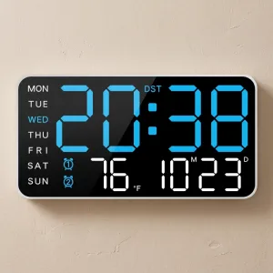 large digital clock, large digital wall clock, led wall clock