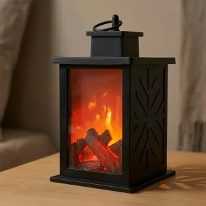 led flame fireplace