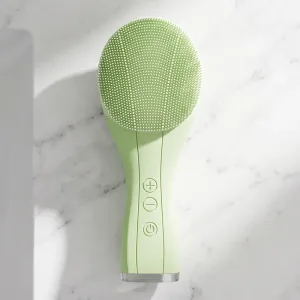 silicone cleansing brush, deep pore cleaning, silicone face scrubber, silicone face brush, silicone facial cleansing brush