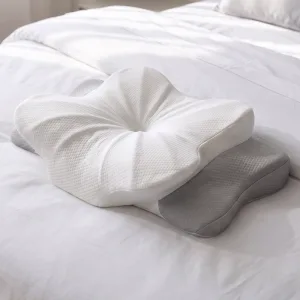 neck support pillow, ergonomic pillow, memory foam pillow, cervical pillow, orthopedic pillow