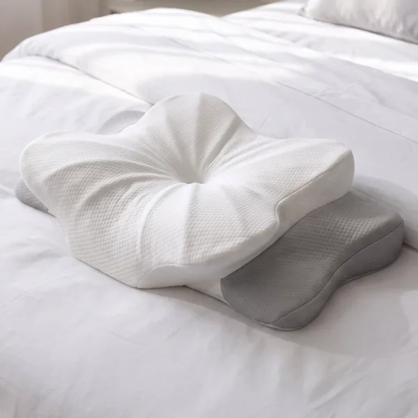 neck support pillow, ergonomic pillow, memory foam pillow, cervical pillow, orthopedic pillow