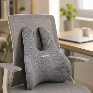 memory foam office chair seat cushion, orthopaedic coccyx pillow, lumbar pillow for chair, lumbar support pillow for office chair, office chair back support cushion, lumbar support pillow for chair